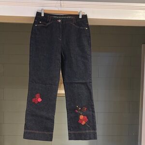 Vintage Embroidered Women's Jeans